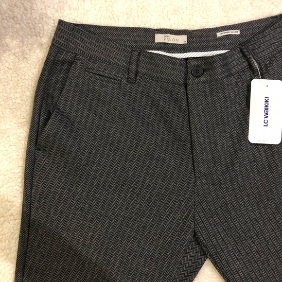 LC Waikiki Cropped Slim Fit Men’s Pants W34 L30 - Picture 6 of 7